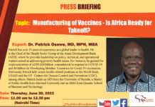 Explainers and Expert Opinions on Vaccine Manufacturing in Africa
